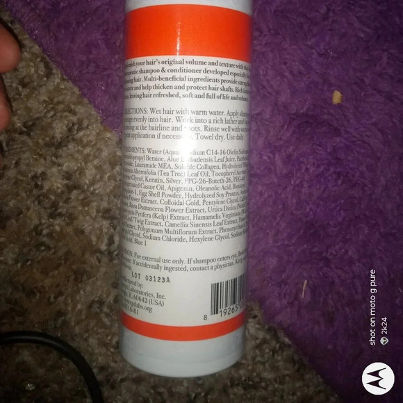 VITAMIN E BEAUTIFUL 2 IN 1 THICK HAIR SHAMPOO AND CONDITIONER - Picture 3 of 3